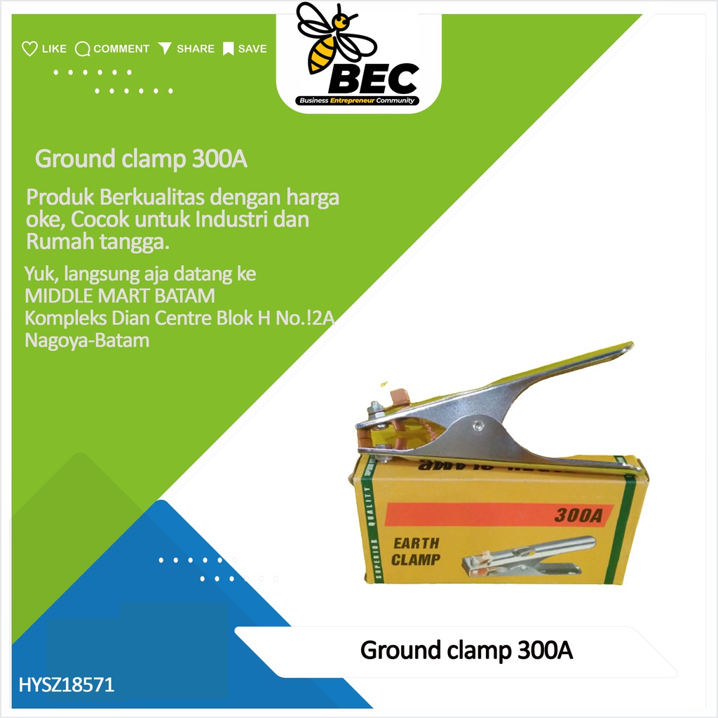 Ground clamp 300A