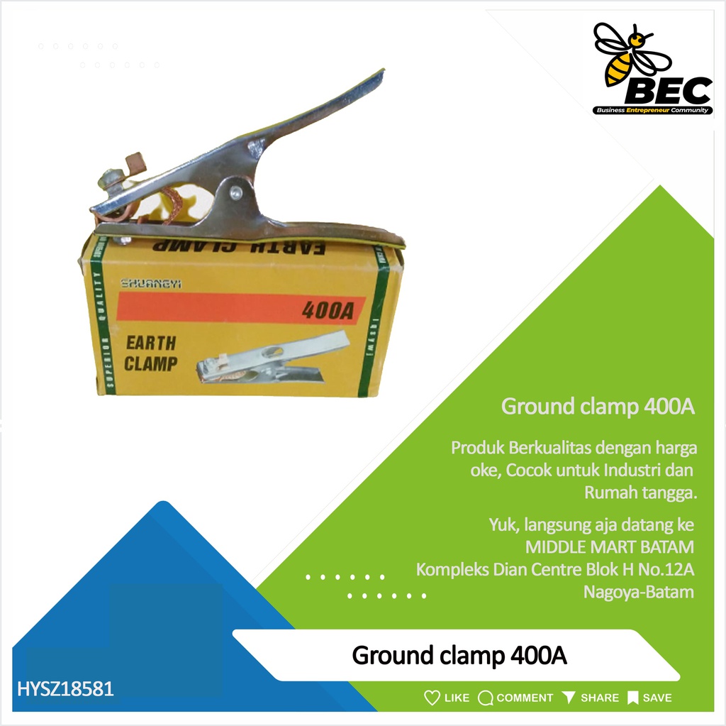Ground clamp 400A