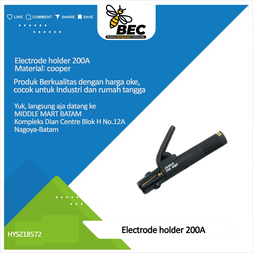 electrode holder 200A
material:copper