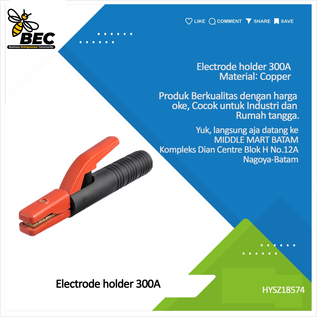 electrode holder 300A
material：Copper