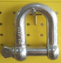 D shackle,Electric galvanized M10,  Weight:0.081kg/pc,600pcs/bag 