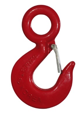 Eye Hook with latch 320A Alloy steel,G80,size:7T,weight:3.3KG,10pcs/bag