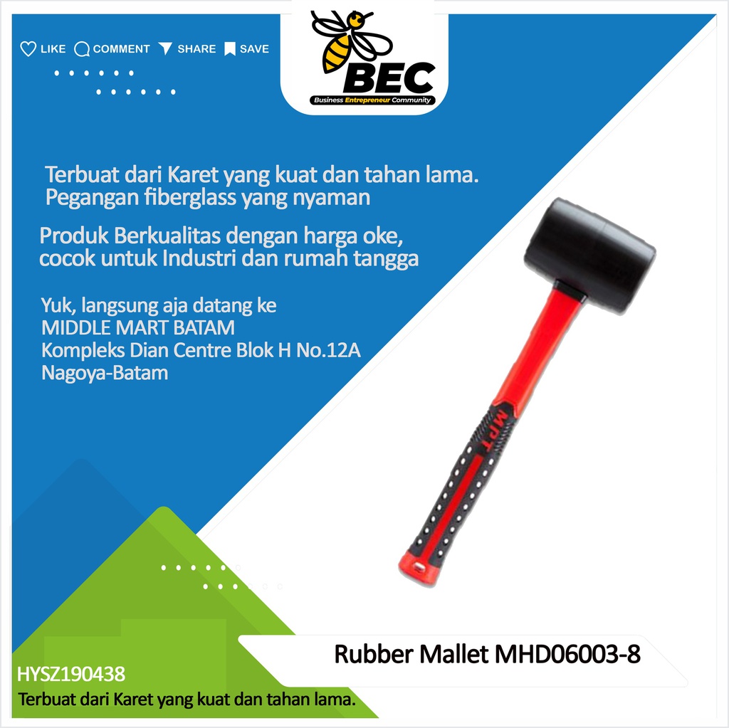 Rubber Mallet MHD06003-8