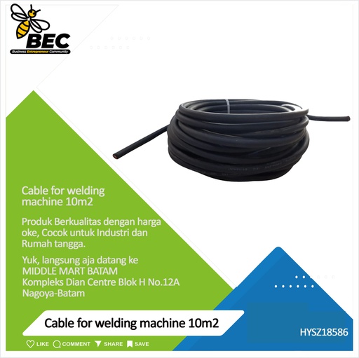 [HYSZ18586] cable for welding machine 10m2