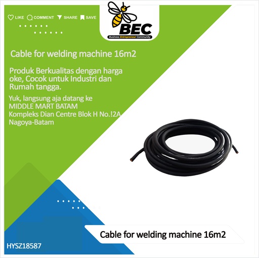 [HYSZ18587] cable for welding machine 16m2